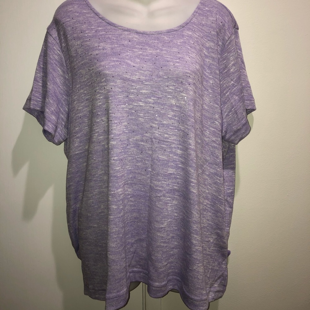 Croft & Barrow Solid Snit Top